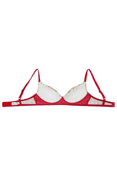Rosaline Print On Spree Wirefree T-Shirt Bra-Pink Floral Print — image 8