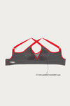 Zelocity Padded Sports Bra- Grey — thumbnail 9