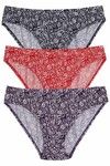 Rosaline Medium Rise Three-Fourth Coverage Bikini Panty (Pack of 3) - Multicolor — thumbnail 11
