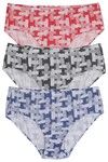 Rosaline Medium Rise Full Coverage Hipster Panty (Pack of 3) - Multicolor — thumbnail 11