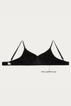Rosaline Basics Single Layered Non Wired 3/4th Coverage Bra - Black — thumbnail 9
