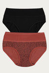 Rosaline Mid Rise Full Coverage Hipster Panty (Pack Of 2) - Multicolor — thumbnail 11