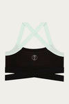 West Vogue Padded Sports Bra - Black — thumbnail 7