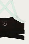 West Vogue Padded Sports Bra - Black — thumbnail 8