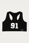 West Vogue Non Padded Sports Bra - Black — thumbnail 7