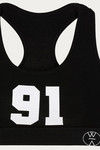 West Vogue Non Padded Sports Bra - Black — thumbnail 9