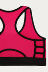 West Vogue Non Padded Sports Bra - Fuschia — thumbnail 9