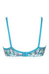 Rosaline All Day Comfort Rose Print Wirefree Bra- Green — thumbnail 6