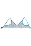 Rosaline All Day Comfort Rose Print Wirefree Bra- Green — thumbnail 7