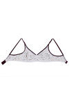 Rosaline All Day Comfort Floral Fiesta Wirefree Bra- Wine — thumbnail 7