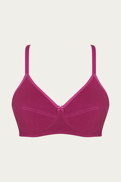 

Rosaline Double Layered Wirefree Bra Purple, Purples