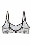 Rosaline All Day Comfort Double Layered Printed Wirefree Bra- Chocolate Floral Print — thumbnail 6