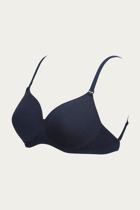 Rosaline Basics Double Layered Non Wired 3/4th Coverage T-Shirt Bra - Sargasso Sea — image 8