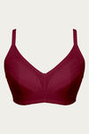 Zivame Basics Double Layered Non Wired Full Coverage Bra - Purple Potion — thumbnail 7