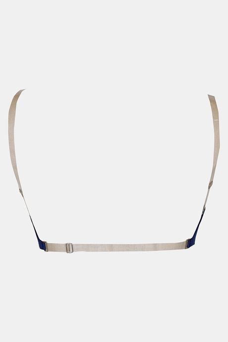 Zivame Basics Padded Non Wired 3/4th Coverage Backless Bra - Sodalite Blue — image 6