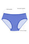 Rosaline Pure Cotton Full Coverage Slim Elastic Brief (Pack of 3)- Polka Dot Print — thumbnail 8
