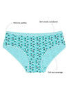 Rosaline Pure Cotton Full Coverage Slim Elastic Panty (Pack of 3)- Petal Print — thumbnail 7