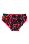 Rosaline Pure Cotton Full Coverage Slim Elastic Panty (Pack of 3)- Leaf Doodle Print — thumbnail 6