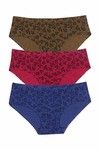 Rosaline Pure Cotton Full Coverage Maple Mystic  Brief (Pack of 3) — thumbnail 6