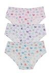 Rosaline Pure Cotton Full Coverage Flower Trail Brief (Pack of 3) — thumbnail 6