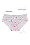 Rosaline Pure Cotton Full Coverage Flower Trail Brief (Pack of 3) — thumbnail 8