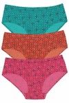 Rosaline Pure Cotton Full Coverage Tribal Pattern Brief (Pack of 3) — thumbnail 5