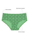 Rosaline Pure Cotton Full Coverage Paw Print Brief (Pack of 3) — thumbnail 7