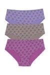 Rosaline Pure Cotton Full Coverage Floral Swirls Panty (Pack of 3) — thumbnail 5