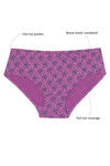 Rosaline Pure Cotton Full Coverage Floral Swirls Panty (Pack of 3) — thumbnail 7