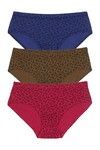 Rosaline Pure Cotton Full Coverage Heart n Circle Panty (Pack of 3) — thumbnail 5