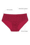 Rosaline Pure Cotton Full Coverage Heart n Circle Panty (Pack of 3) — thumbnail 7