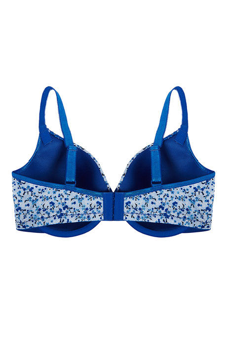 Zivame Fashion Print Padded Wired 3/4th Coverage T-Shirt Bra-Classic Blue — image 7
