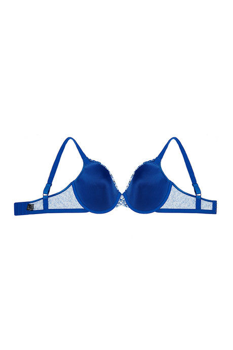 Zivame Fashion Print Padded Wired 3/4th Coverage T-Shirt Bra-Classic Blue — image 8
