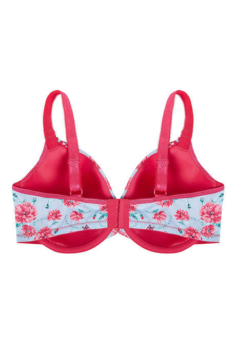 Zivame Fashion Print Padded Wired 3/4th Coverage T-Shirt Bra-Beetroot Purple — image 6