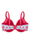 Zivame Fashion Print Padded Wired 3/4th Coverage T-Shirt Bra-Beetroot Purple — thumbnail 6