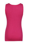 Zivame Rib Knit Cotton Snug Fit Tank Top- Pink — thumbnail 6