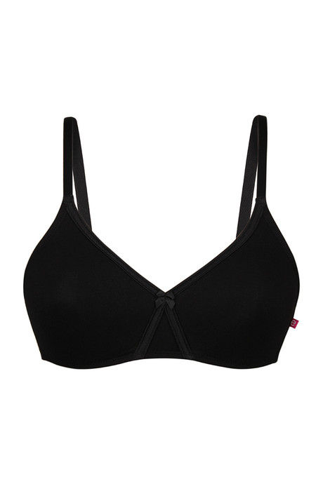 

Enamor High Coverage Non Padded Cotton Bra Black, Blacks