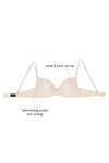 Zivame Push Up Wired Low Coverage Bra-Apricot — thumbnail 8