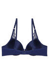 Zivame Padded Wired Low Coverage Bra-Dark Blue — thumbnail 7