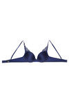 Zivame Padded Wired Low Coverage Bra-Dark Blue — thumbnail 8
