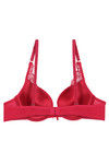 Zivame Padded Wired Low Coverage Bra-Red — thumbnail 7