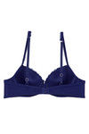 Zivame Padded Wired Low Coverage Bra-Dark Blue — thumbnail 6