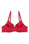 Zivame Push Up Wired Low Coverage Bra-Red — thumbnail 7