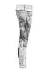 Zelocity Hugged Skin Fit Leggings- White — thumbnail 8
