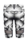 Zelocity Shorts- Black Geometric Print — thumbnail 7