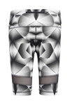 Zelocity Shorts- Black Geometric Print — thumbnail 9