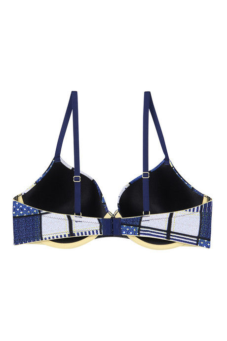 Zivame Fashion Print Padded Wired 3/4th Coverage T-Shirt Bra-Blue Patch Print — image 7