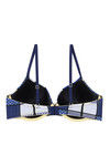Zivame Fashion Print Padded Wired 3/4th Coverage T-Shirt Bra-Blue Patch Print — thumbnail 7