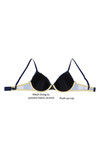 Zivame Fashion Print Padded Wired 3/4th Coverage T-Shirt Bra-Blue Patch Print — thumbnail 8