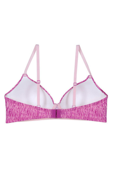 Zivame Fashion Print Padded Non Wired 3/4th Coverage T-Shirt Bra-Pink Space Dyed Print — image 7